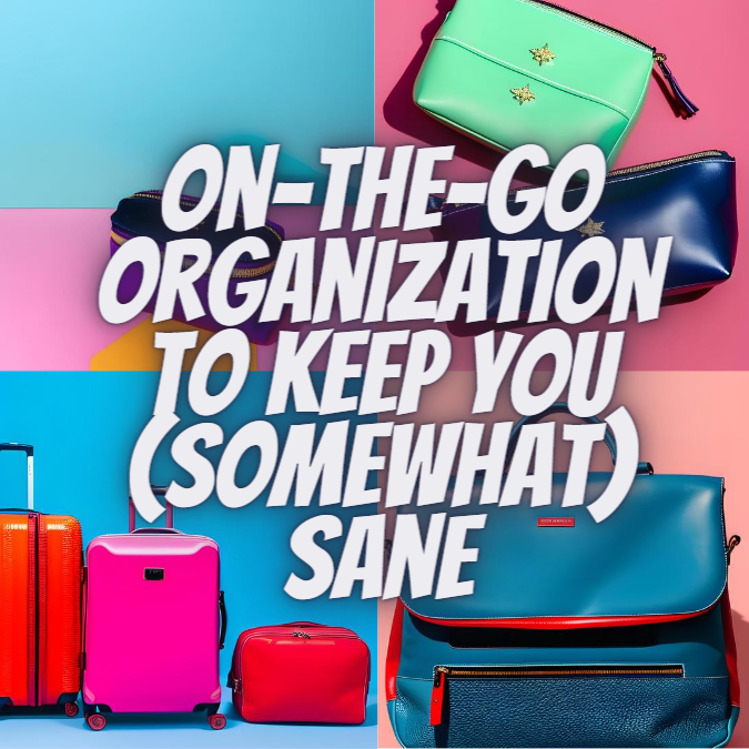 On-the-go and travel must haves to keep you organized and (somewhat) sane